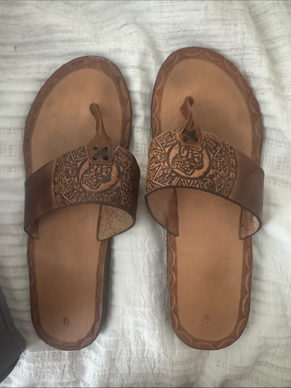 Leather sandals made in Mexico